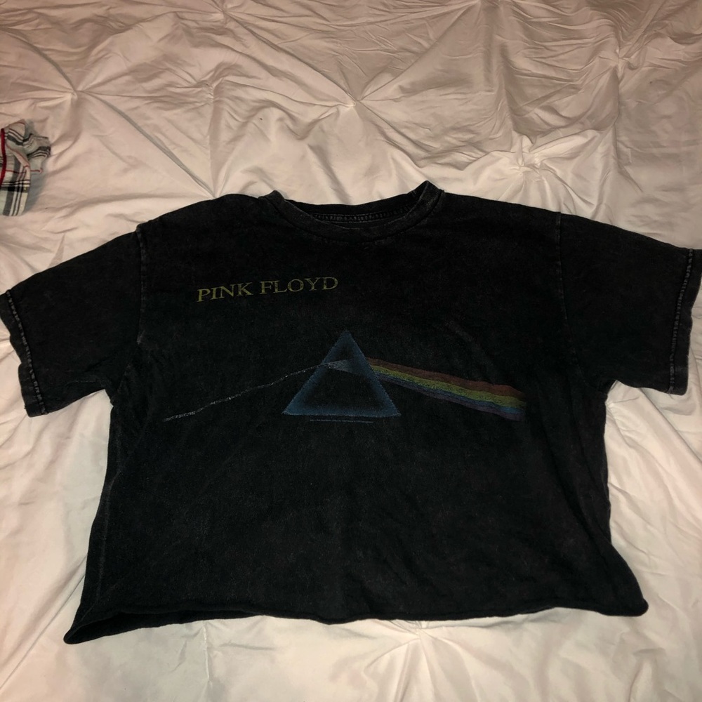 Pink Floyd loose Womens cropped tee ONE  SIZE!